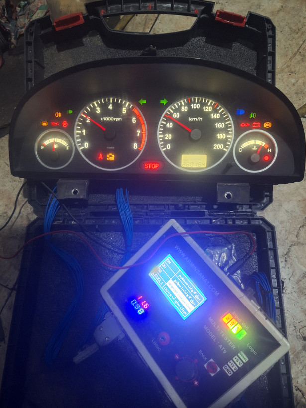 کیلومتر پژو ۴۰۵ آردی روآ کروز اصلی لامپ یخی همراه با فیلم تست
